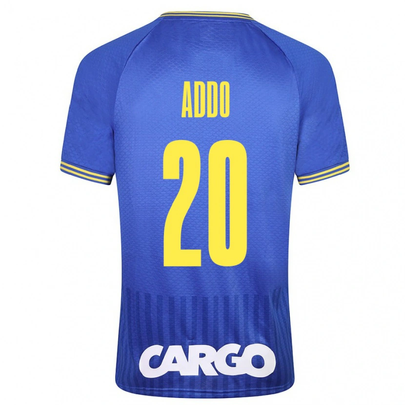 Danxen Uomo Maglia Henry Addo #20 Bianco Kit Gara Away 2024/25 Maglietta