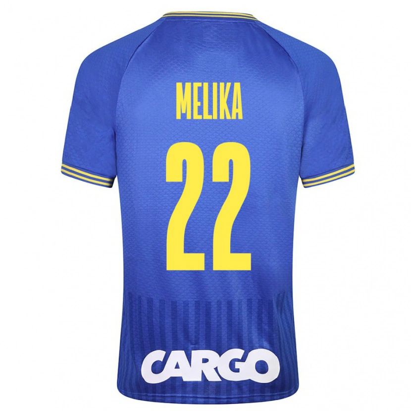 Danxen Uomo Maglia Ofek Melika #22 Bianco Kit Gara Away 2024/25 Maglietta