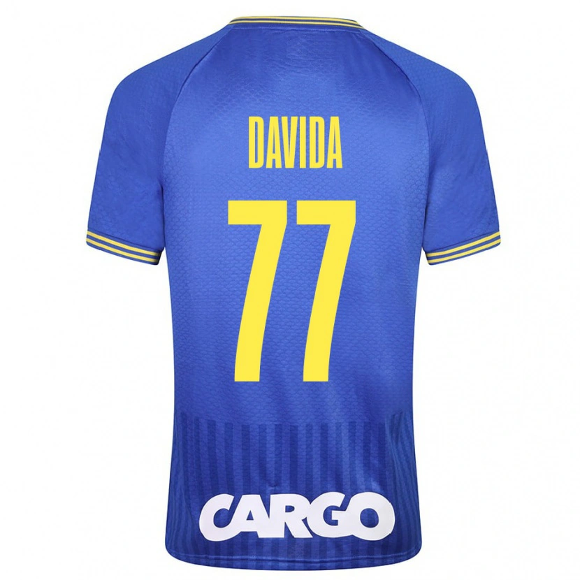 Danxen Uomo Maglia Osher Davida #77 Bianco Kit Gara Away 2024/25 Maglietta