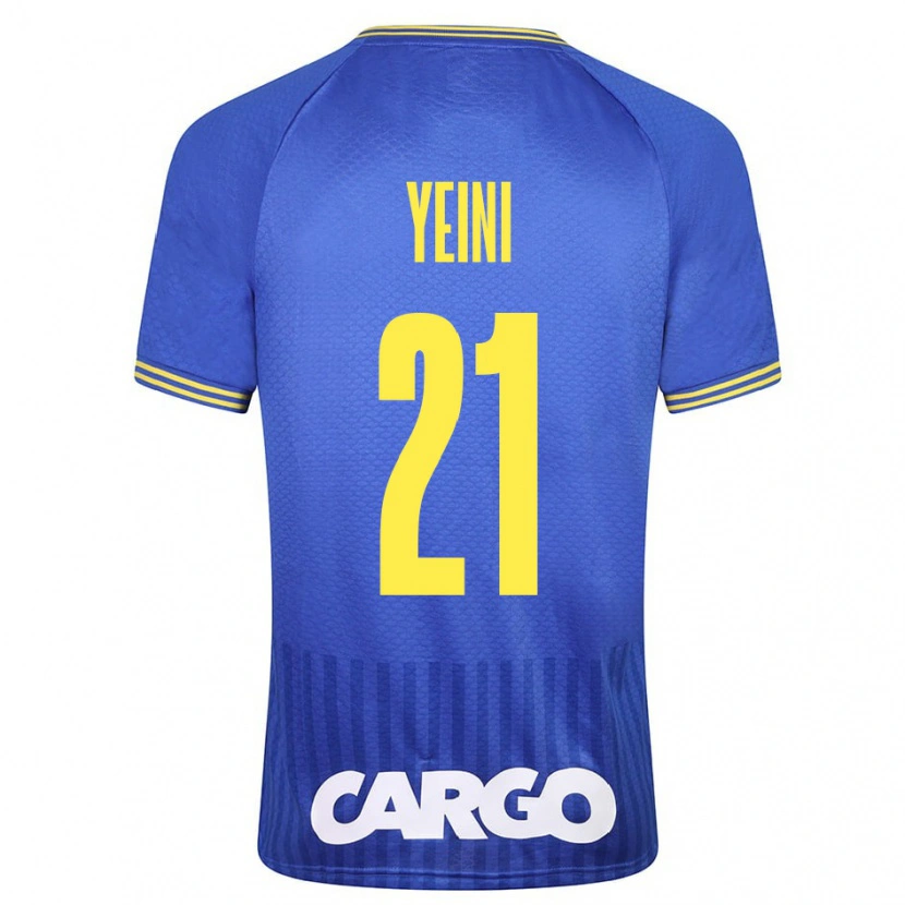 Danxen Uomo Maglia Sheran Yeini #21 Bianco Kit Gara Away 2024/25 Maglietta