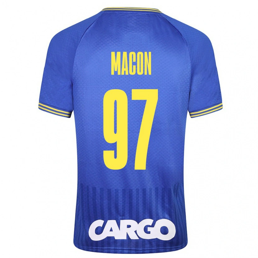 Danxen Uomo Maglia Yvann Maçon #97 Bianco Kit Gara Away 2024/25 Maglietta