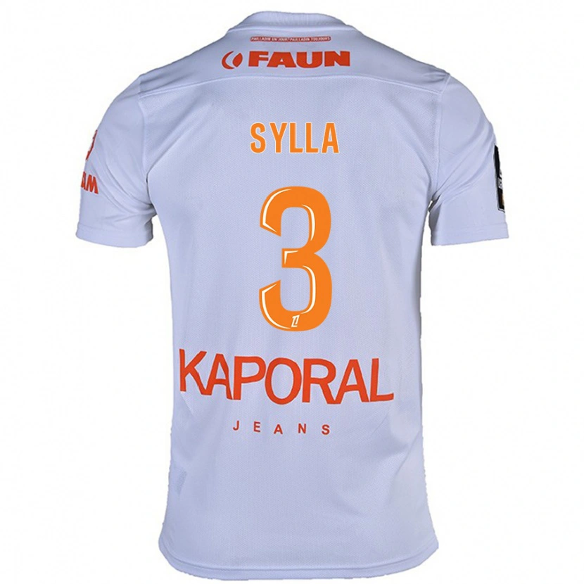 Danxen Uomo Maglia Issiaga Sylla #3 Bianco Kit Gara Away 2024/25 Maglietta