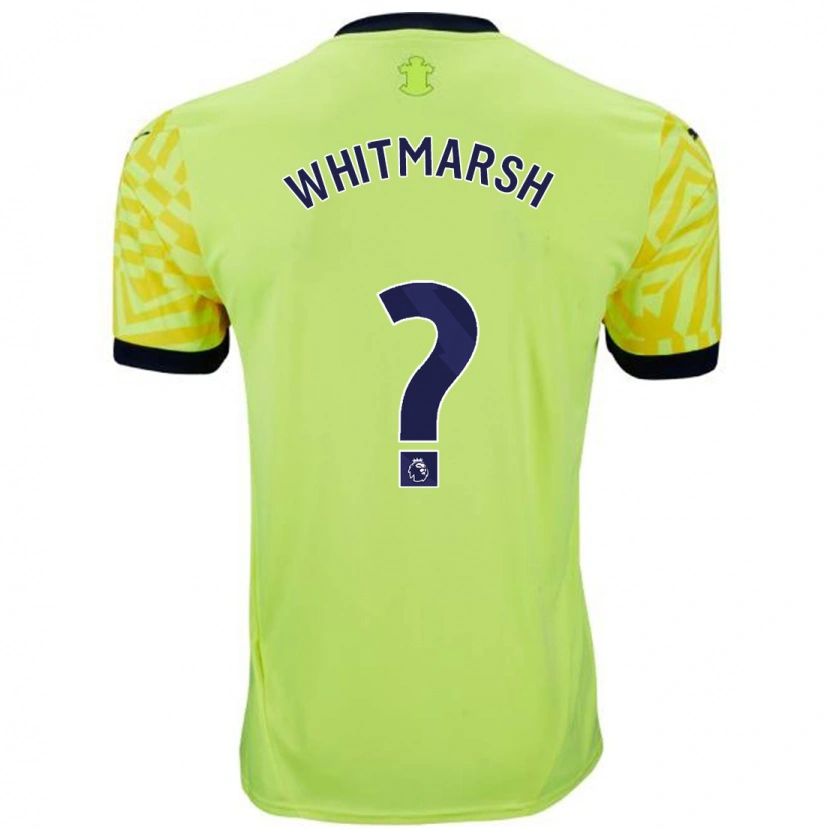 Danxen Uomo Maglia Joe O'brien Whitmarsh #0 Giallo Kit Gara Away 2024/25 Maglietta