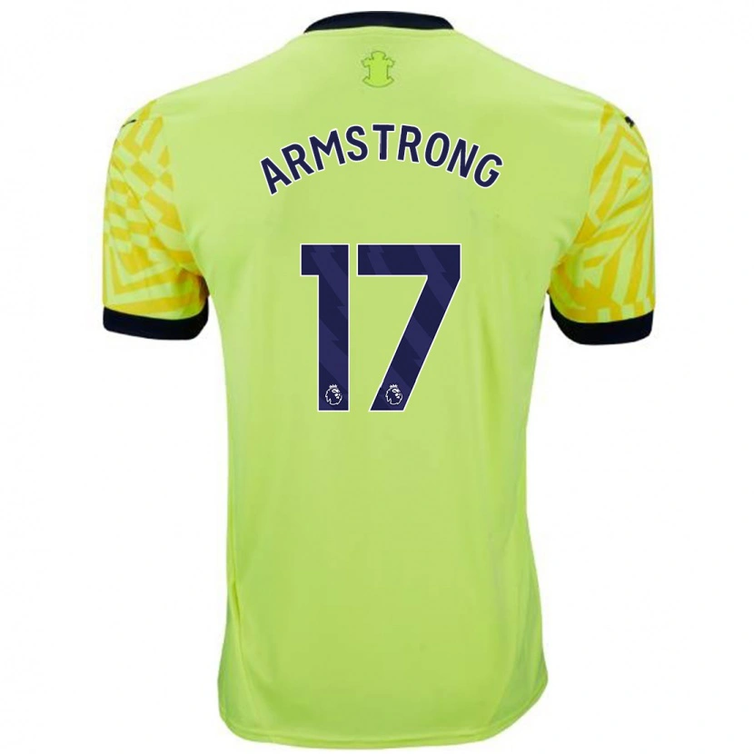 Danxen Uomo Maglia Stuart Armstrong #17 Giallo Kit Gara Away 2024/25 Maglietta