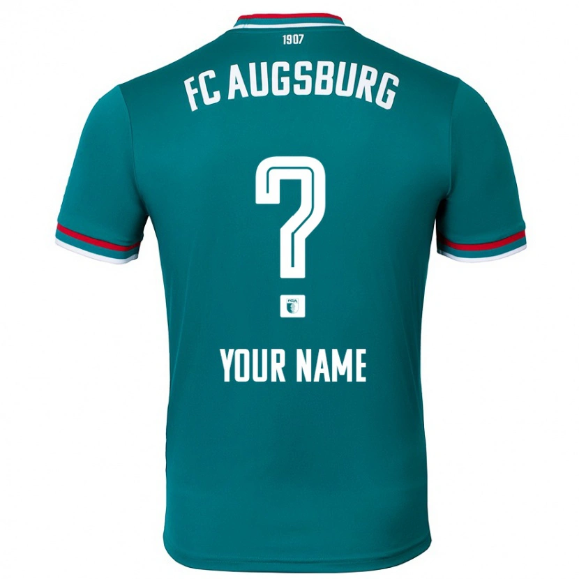 Danxen Uomo Maglia Il Tuo Nome #0 Verde Scuro Kit Gara Away 2024/25 Maglietta