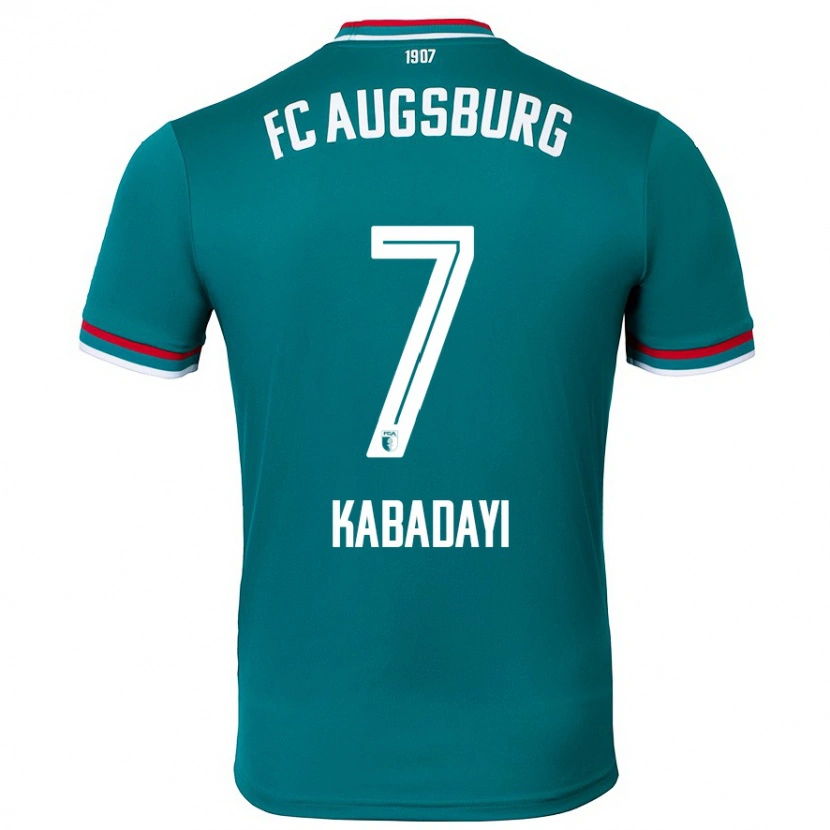 Danxen Uomo Maglia Yusuf Kabadayi #7 Verde Scuro Kit Gara Away 2024/25 Maglietta