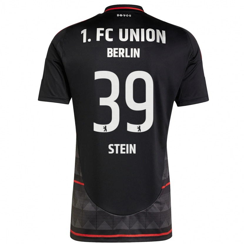 Danxen Uomo Maglia Yannic Stein #39 Nero Kit Gara Away 2024/25 Maglietta