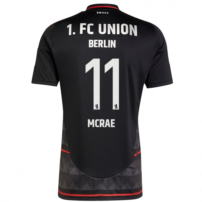 Danxen Uomo Maglia Dylan Mcrae #11 Nero Kit Gara Away 2024/25 Maglietta