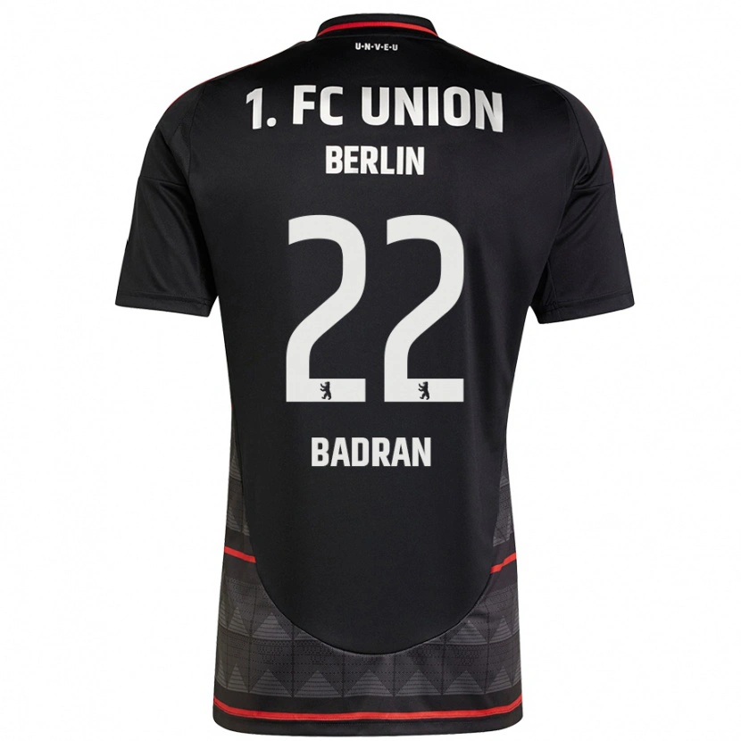 Danxen Uomo Maglia Ahmad Badran #22 Nero Kit Gara Away 2024/25 Maglietta