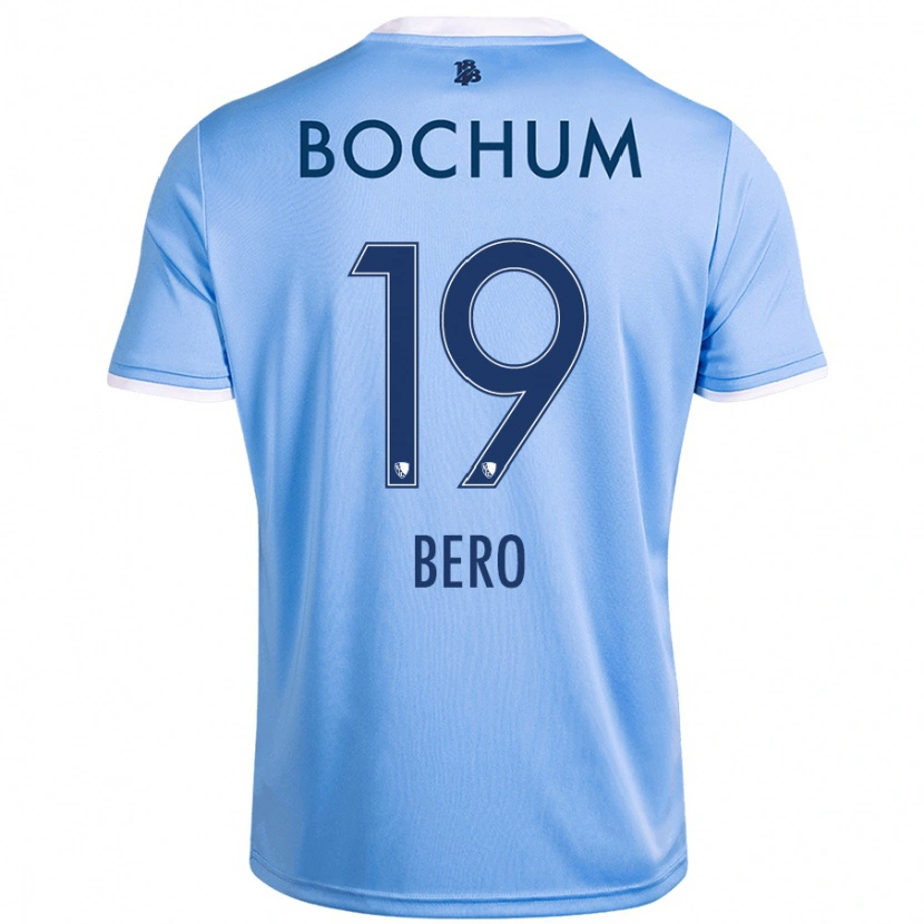 Danxen Uomo Maglia Matus Bero #19 Azzurro Cielo Kit Gara Away 2024/25 Maglietta