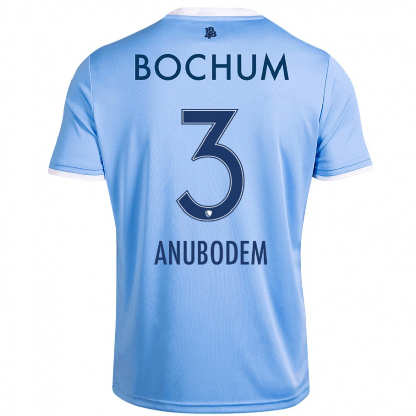 Danxen Uomo Maglia Takang Anubodem #3 Azzurro Cielo Kit Gara Away 2024/25 Maglietta