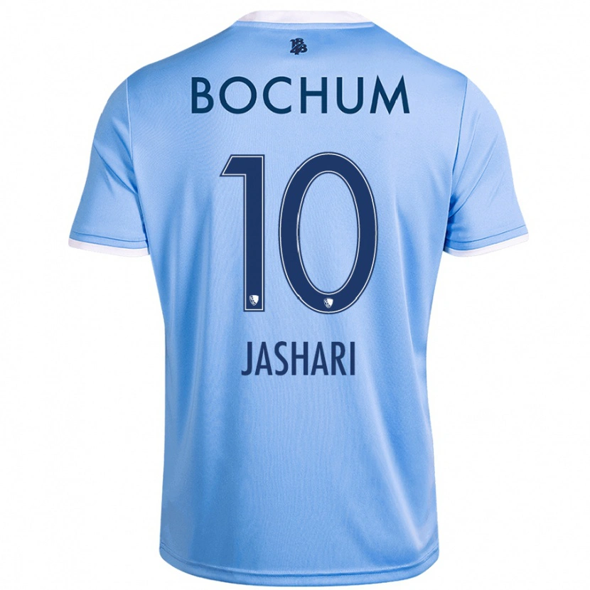 Danxen Uomo Maglia Lirim Jashari #10 Azzurro Cielo Kit Gara Away 2024/25 Maglietta