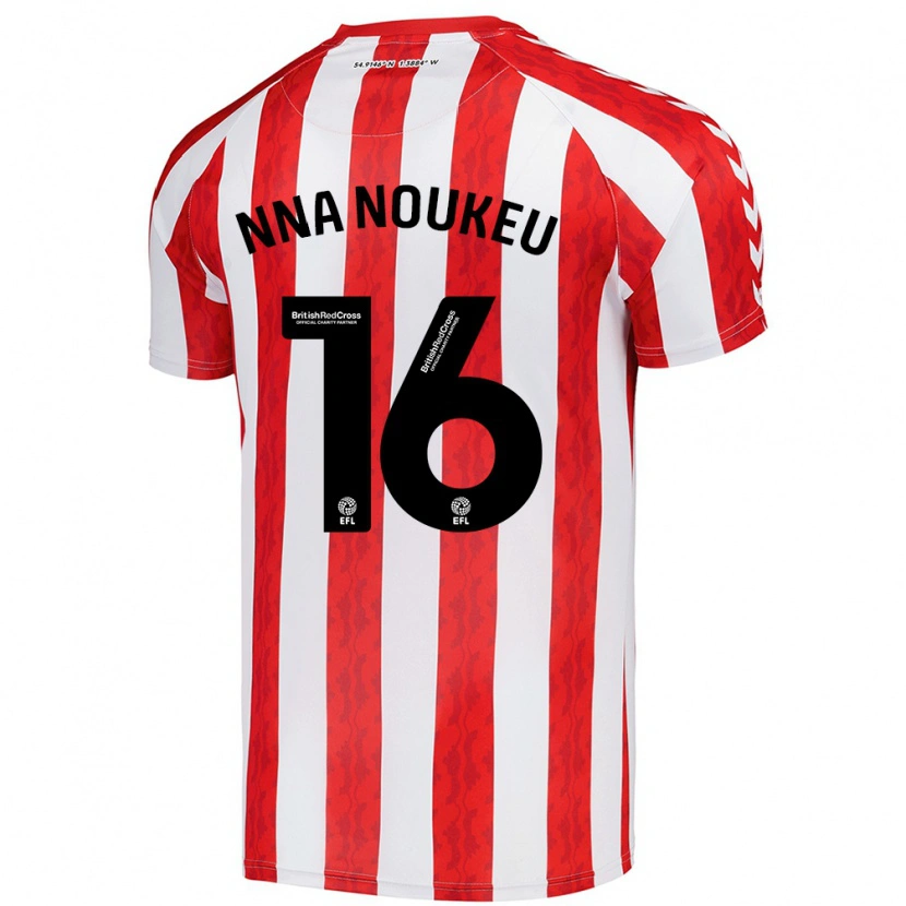 Danxen Donna Maglia Blondy Nna Noukeu #16 Rosso Bianco Kit Gara Home 2024/25 Maglietta