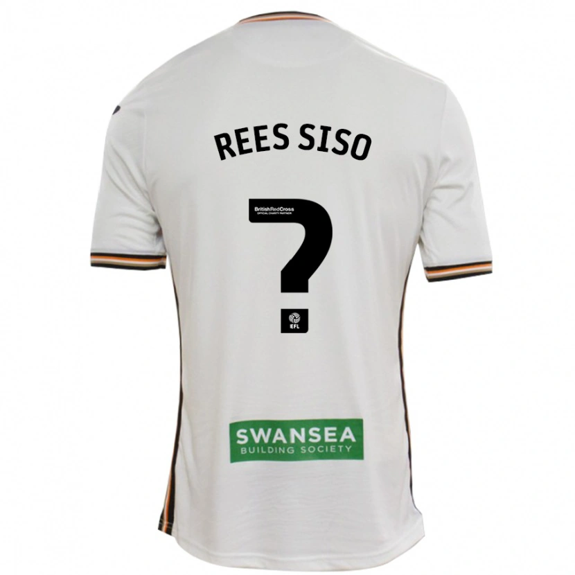 Danxen Donna Maglia Ramon Rees-Siso #0 Bianco Kit Gara Home 2024/25 Maglietta