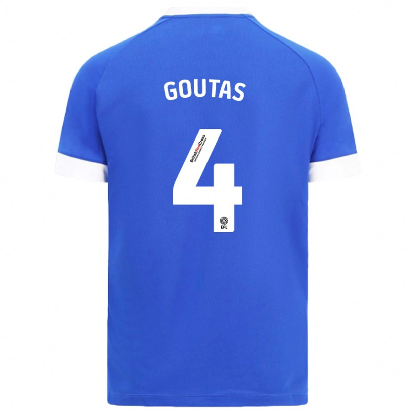 Danxen Donna Maglia Dimitrios Goutas #4 Azzurro Kit Gara Home 2024/25 Maglietta