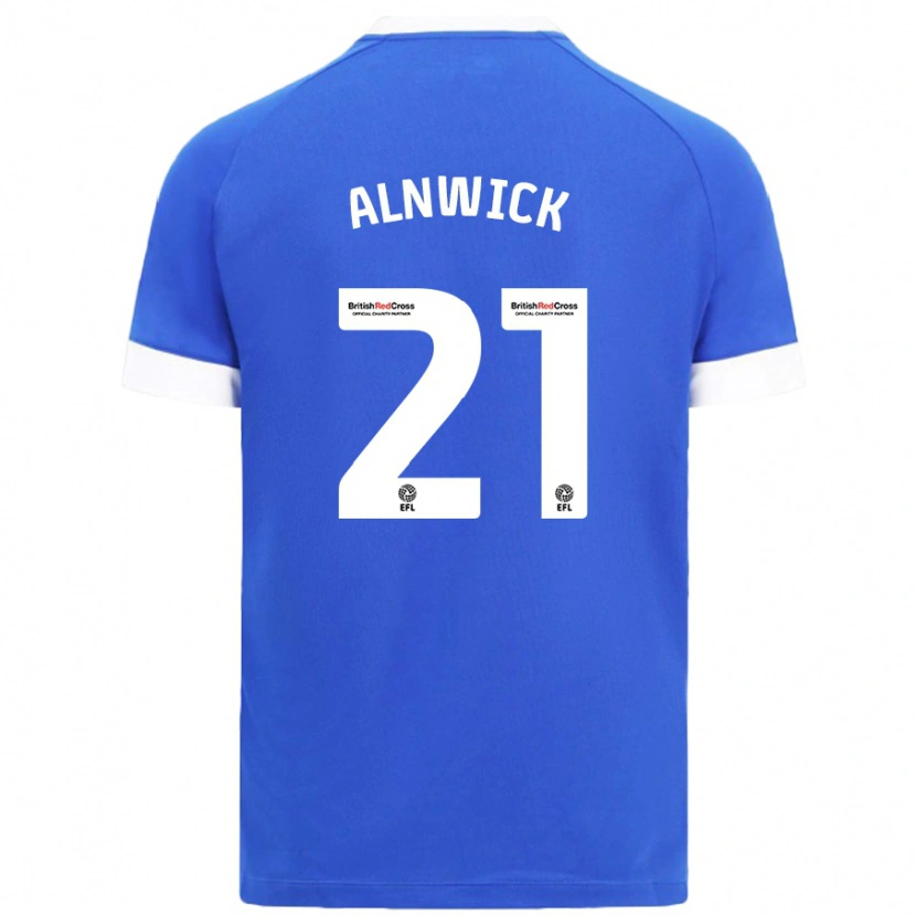 Danxen Donna Maglia Jak Alnwick #21 Azzurro Kit Gara Home 2024/25 Maglietta