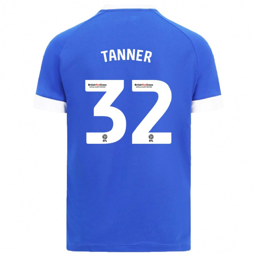 Danxen Donna Maglia Ollie Tanner #32 Azzurro Kit Gara Home 2024/25 Maglietta
