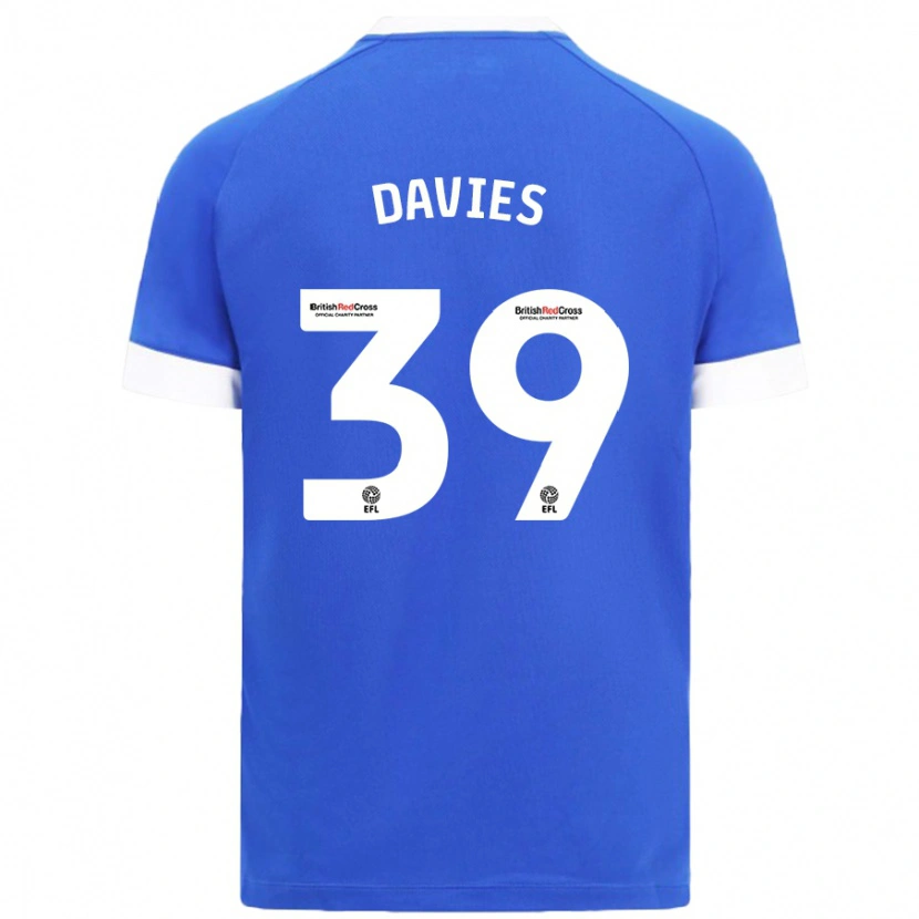 Danxen Donna Maglia Isaak Davies #39 Azzurro Kit Gara Home 2024/25 Maglietta