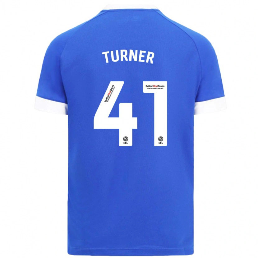 Danxen Donna Maglia Matthew Turner #41 Azzurro Kit Gara Home 2024/25 Maglietta
