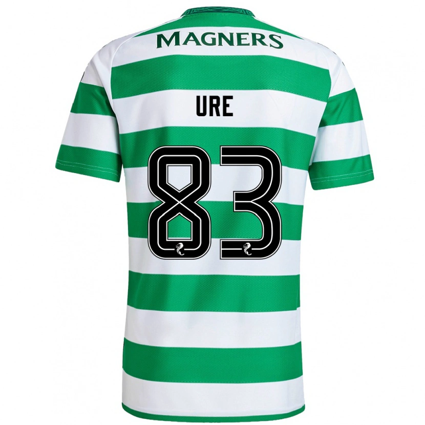 Danxen Donna Maglia Kyle Ure #83 Verde Bianco Kit Gara Home 2024/25 Maglietta
