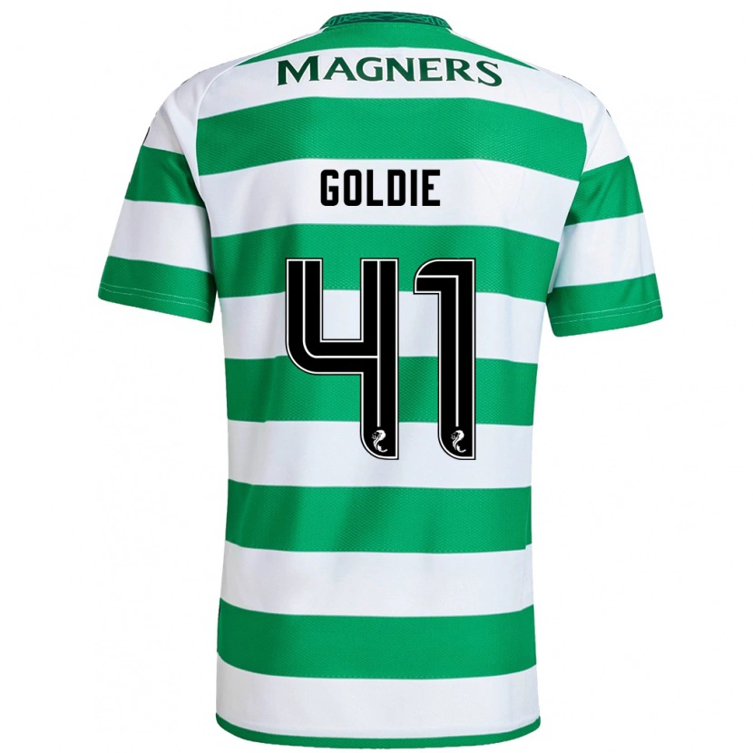 Danxen Donna Maglia Clare Goldie #41 Verde Bianco Kit Gara Home 2024/25 Maglietta