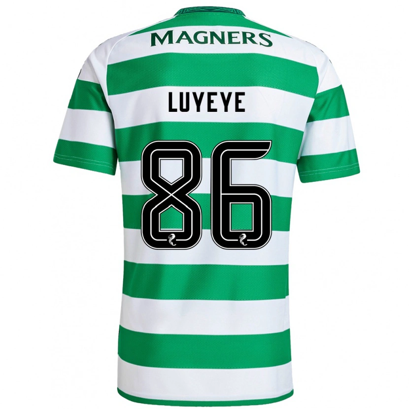 Danxen Donna Maglia Benny-Jackson Luyeye #86 Verde Bianco Kit Gara Home 2024/25 Maglietta