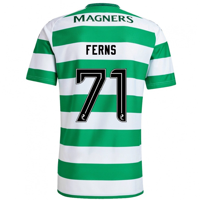 Danxen Donna Maglia Abbie Ferns #71 Verde Bianco Kit Gara Home 2024/25 Maglietta