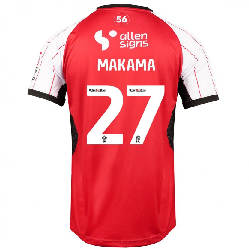 Danxen Donna Maglia Jovon Makama #27 Bianco Kit Gara Home 2024/25 Maglietta