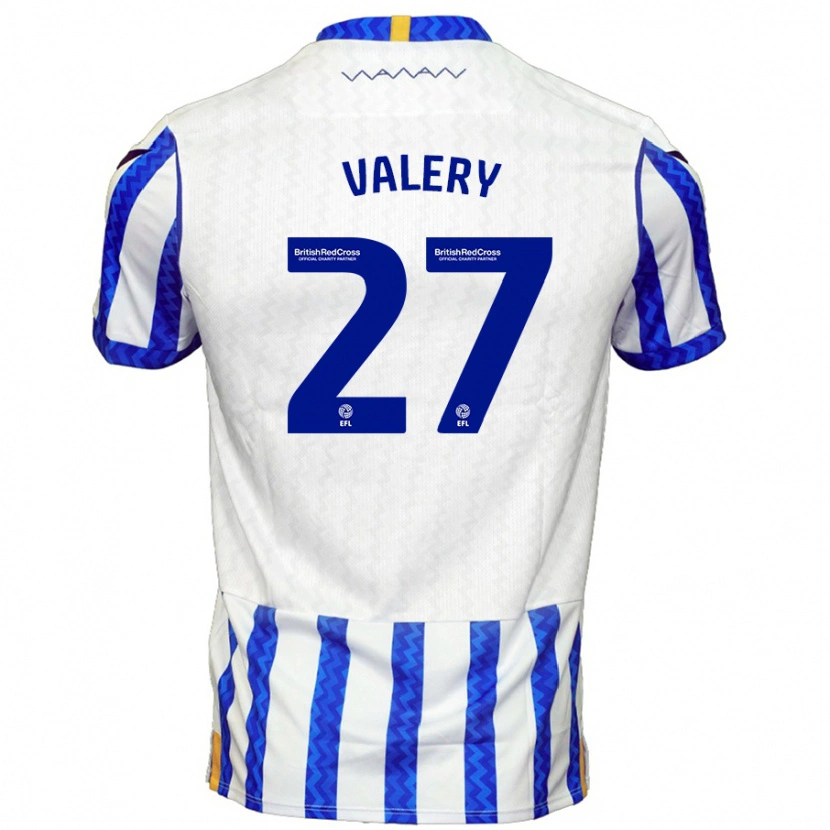 Danxen Donna Maglia Yan Valery #27 Blu Bianco Kit Gara Home 2024/25 Maglietta