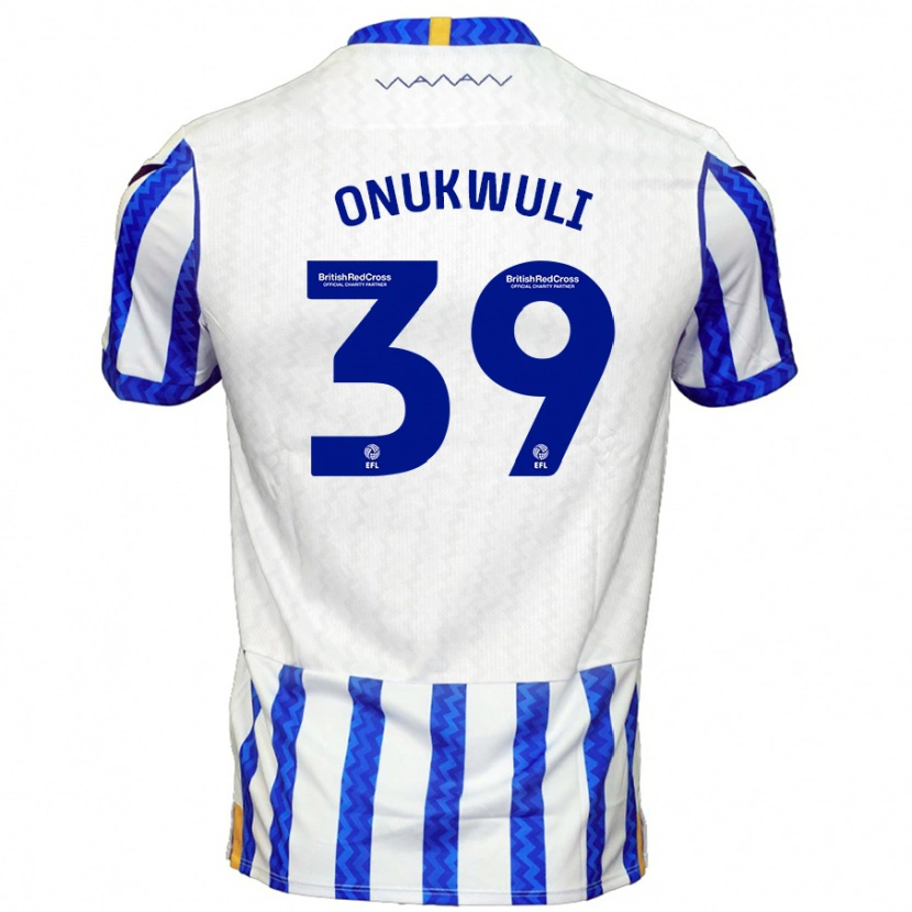 Danxen Donna Maglia Favour Onukwuli #39 Blu Bianco Kit Gara Home 2024/25 Maglietta