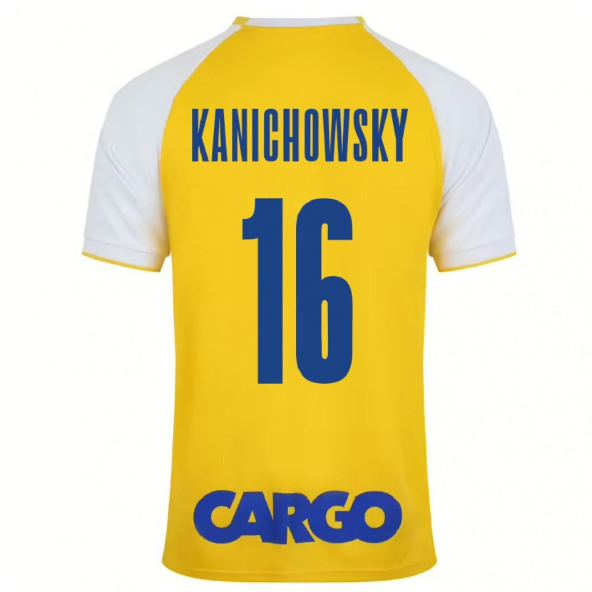 Danxen Donna Maglia Gabi Kanichowsky #16 Giallo Bianco Kit Gara Home 2024/25 Maglietta