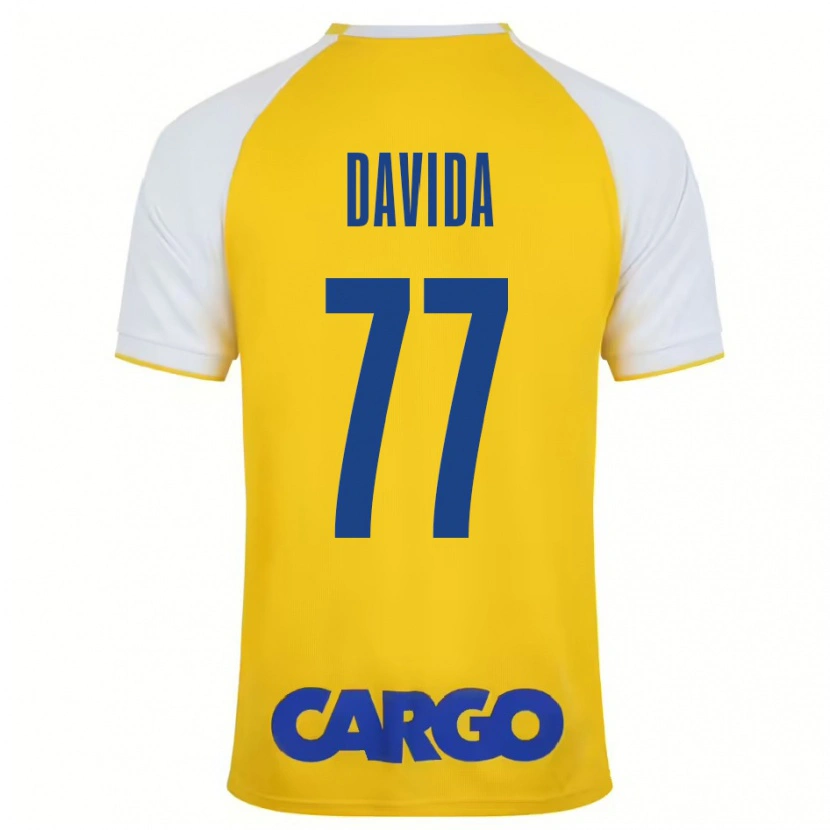 Danxen Donna Maglia Osher Davida #77 Giallo Bianco Kit Gara Home 2024/25 Maglietta