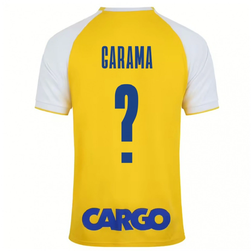 Danxen Donna Maglia Ben Garama #0 Giallo Bianco Kit Gara Home 2024/25 Maglietta