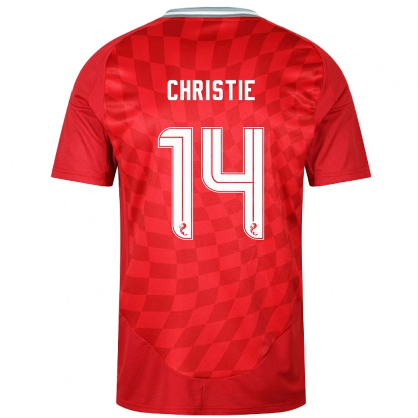 Danxen Donna Maglia Mya Christie #14 Rosso Kit Gara Home 2024/25 Maglietta