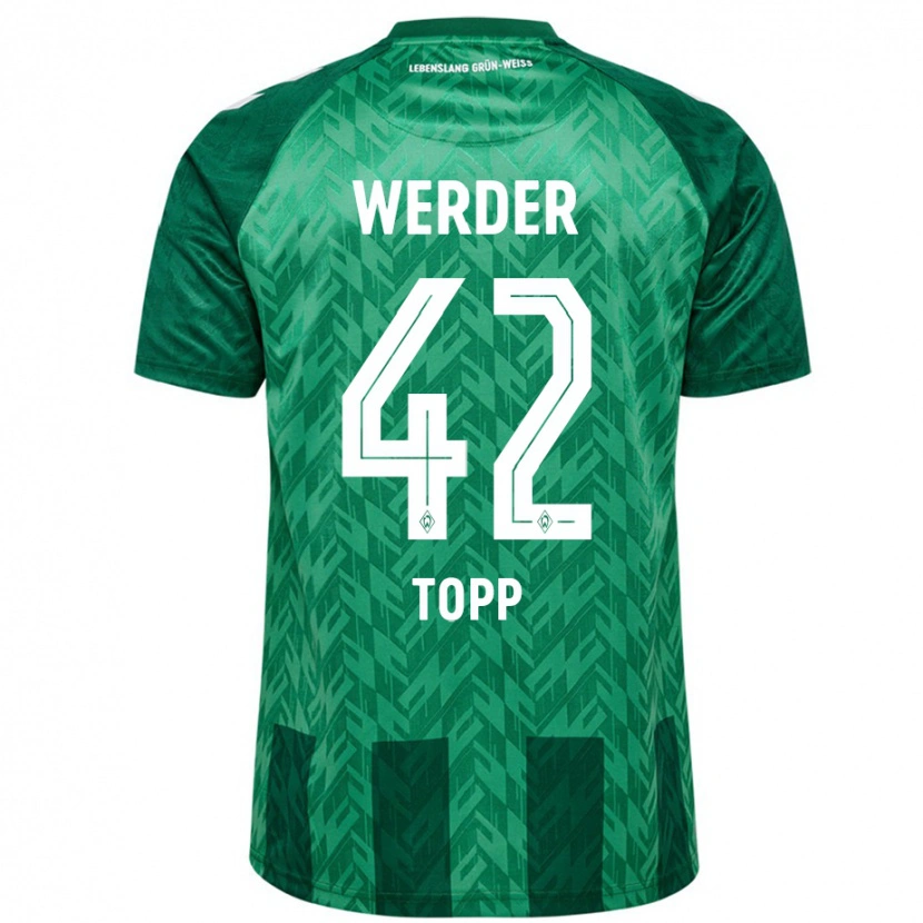 Danxen Donna Maglia Keke Topp #42 Verde Kit Gara Home 2024/25 Maglietta