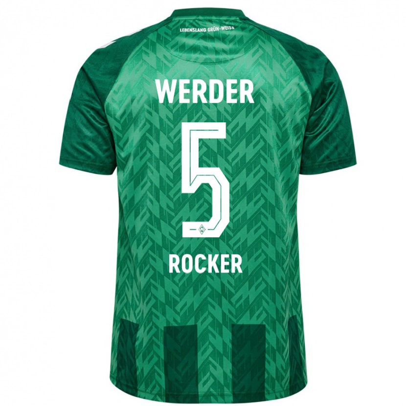 Danxen Donna Maglia Cimo Röcker #5 Verde Kit Gara Home 2024/25 Maglietta
