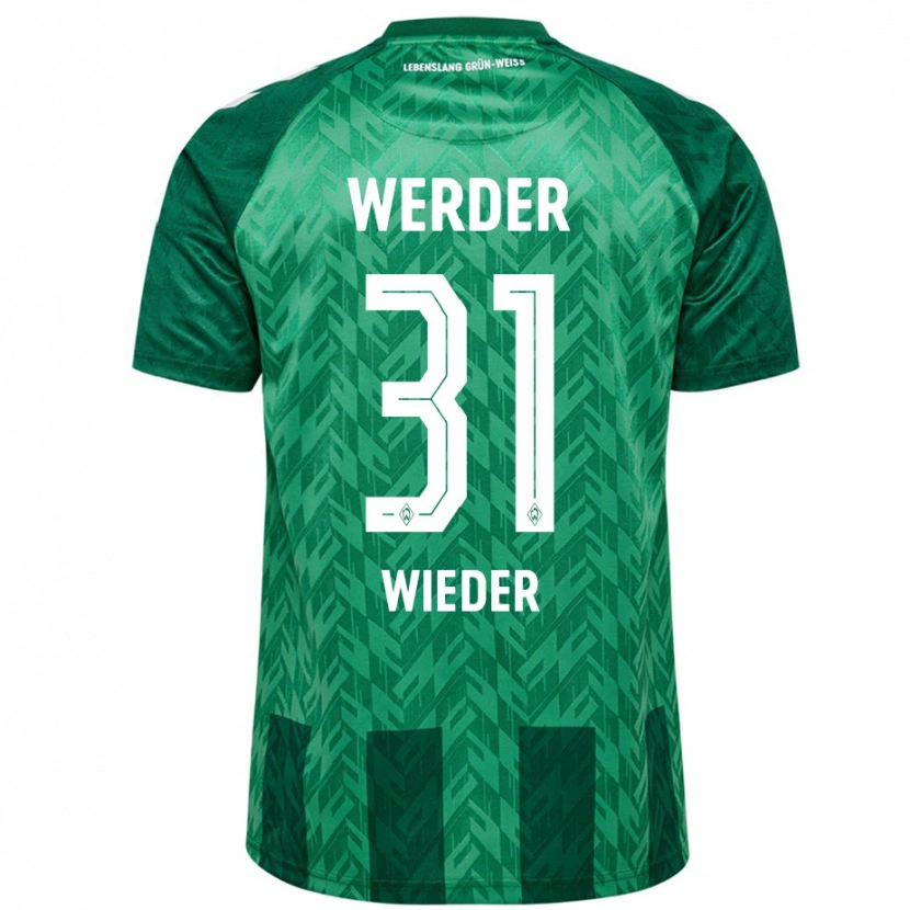 Danxen Donna Maglia Verena Wieder #31 Verde Kit Gara Home 2024/25 Maglietta