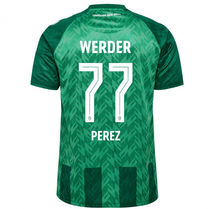Danxen Donna Maglia Catalina Pérez #77 Verde Kit Gara Home 2024/25 Maglietta