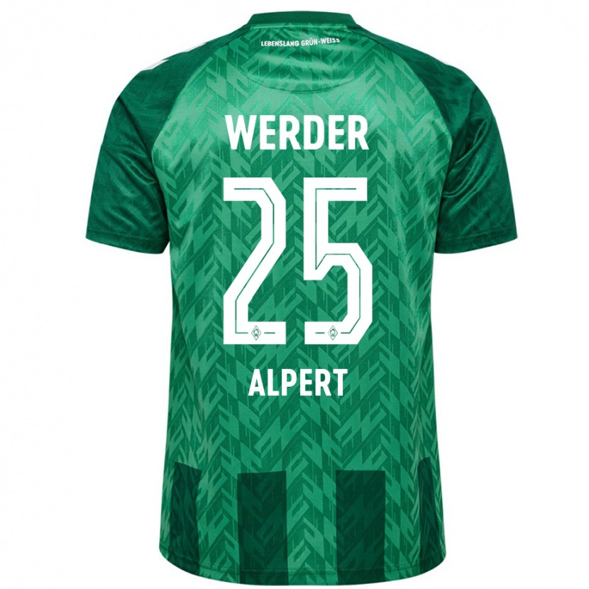 Danxen Donna Maglia Marvin Alpert #25 Verde Kit Gara Home 2024/25 Maglietta