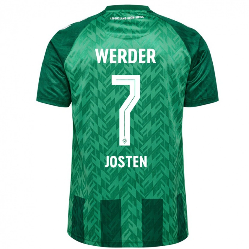 Danxen Donna Maglia Lisa Josten #7 Verde Kit Gara Home 2024/25 Maglietta