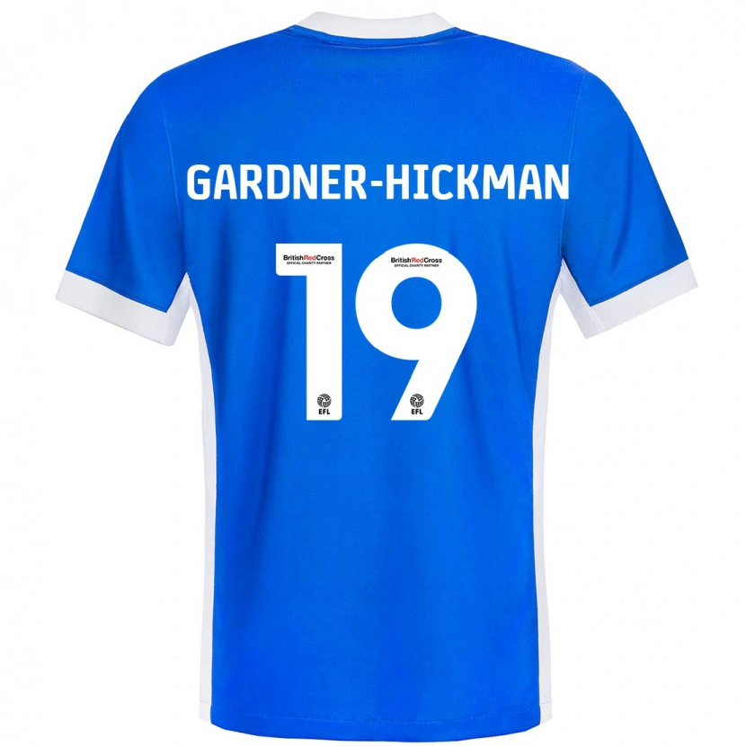 Danxen Donna Maglia Taylor Gardner-Hickman #19 Blu Bianco Kit Gara Home 2024/25 Maglietta