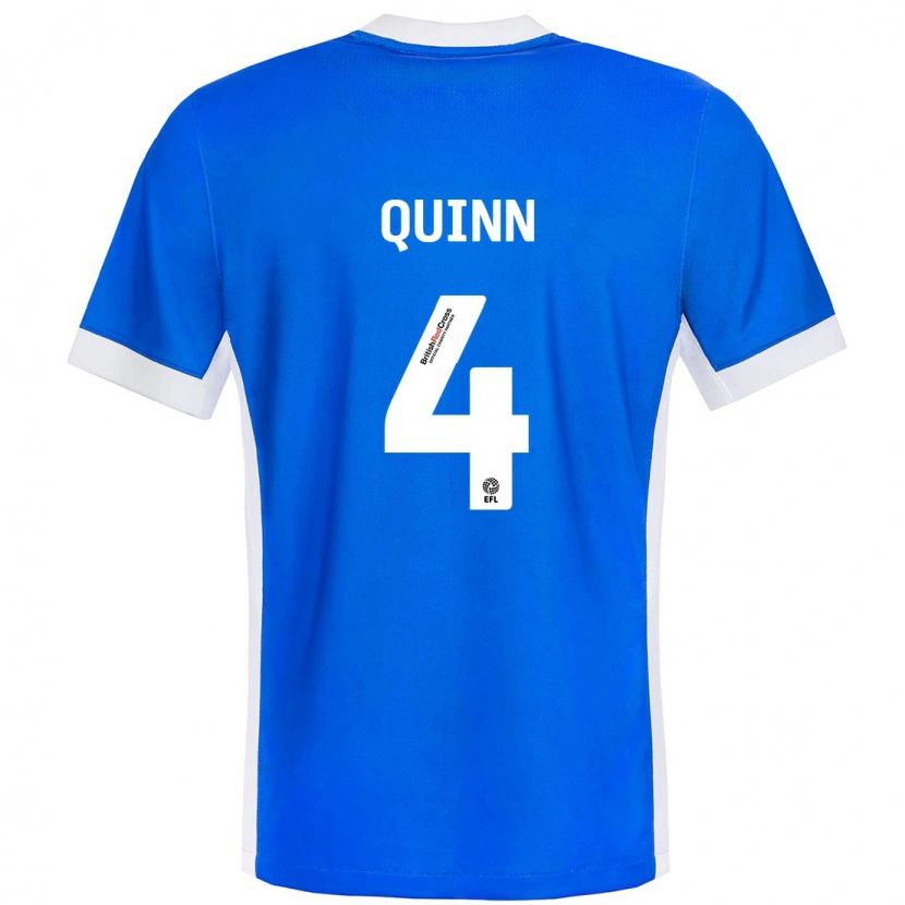 Danxen Donna Maglia Louise Quinn #4 Blu Bianco Kit Gara Home 2024/25 Maglietta