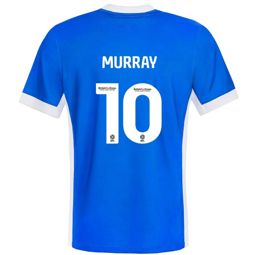 Danxen Donna Maglia Christie Harrison-Murray #10 Blu Bianco Kit Gara Home 2024/25 Maglietta