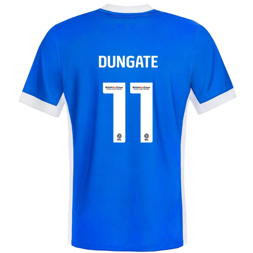 Danxen Donna Maglia Katie Dungate #11 Blu Bianco Kit Gara Home 2024/25 Maglietta
