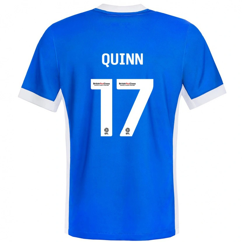 Danxen Donna Maglia Lucy Quinn #17 Blu Bianco Kit Gara Home 2024/25 Maglietta