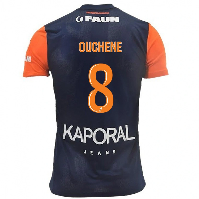 Danxen Donna Maglia Sonia Ouchène #8 Blu Navy Arancione Kit Gara Home 2024/25 Maglietta