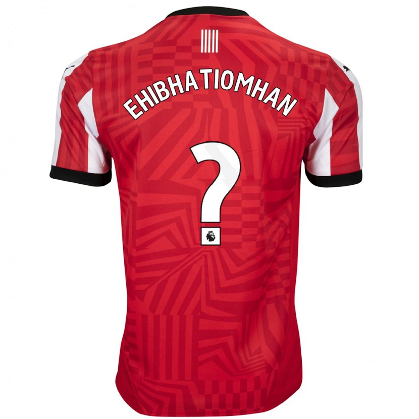 Danxen Donna Maglia Princewill Ehibhatiomhan #0 Rosso Bianco Kit Gara Home 2024/25 Maglietta