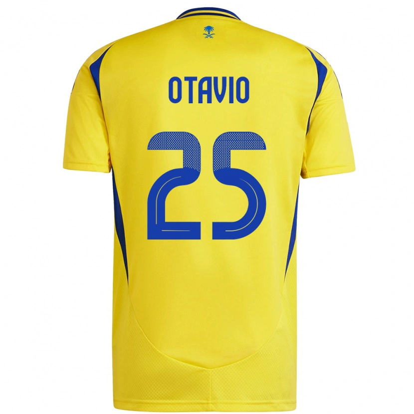 Danxen Donna Maglia Otávio #25 Giallo Blu Kit Gara Home 2024/25 Maglietta