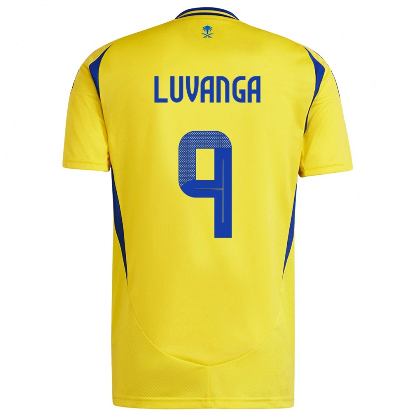 Danxen Donna Maglia Clara Luvanga #9 Giallo Blu Kit Gara Home 2024/25 Maglietta