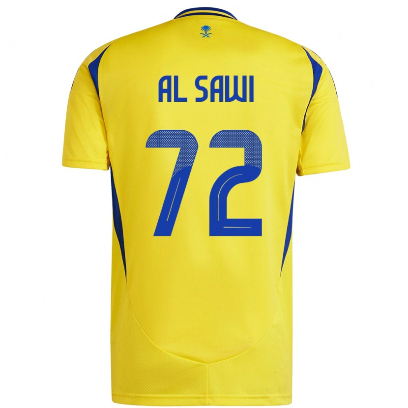 Danxen Donna Maglia Etaf Al-Sawi #72 Giallo Blu Kit Gara Home 2024/25 Maglietta